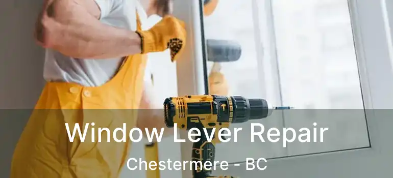  Window Lever Repair Chestermere - BC