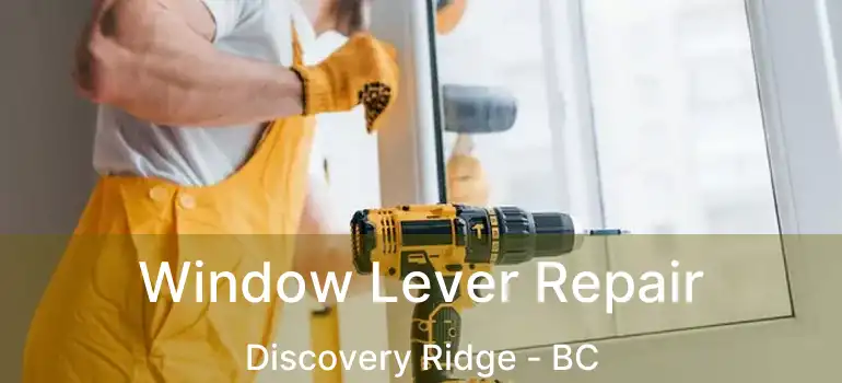  Window Lever Repair Discovery Ridge - BC