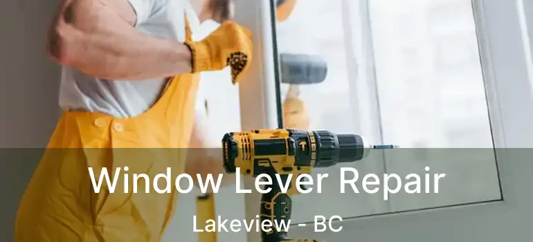  Window Lever Repair Lakeview - BC