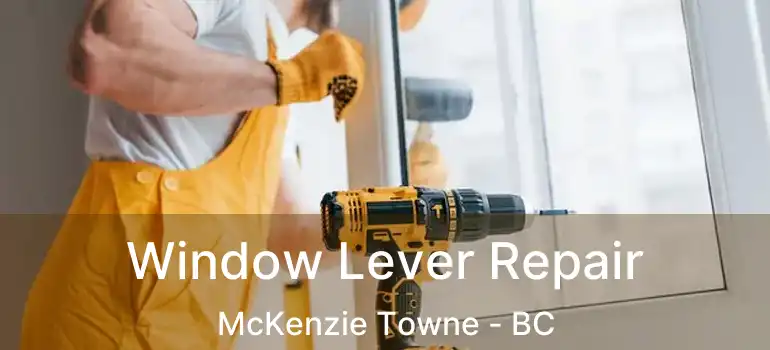  Window Lever Repair McKenzie Towne - BC
