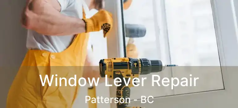  Window Lever Repair Patterson - BC