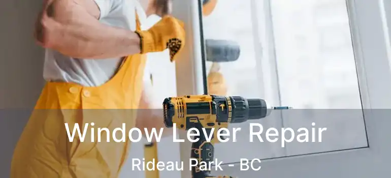  Window Lever Repair Rideau Park - BC