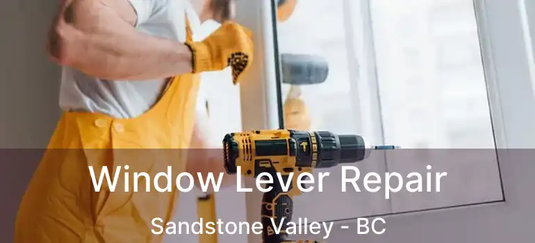  Window Lever Repair Sandstone Valley - BC