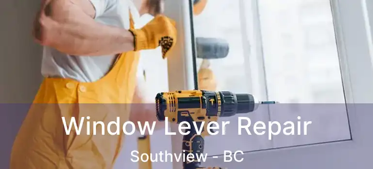  Window Lever Repair Southview - BC