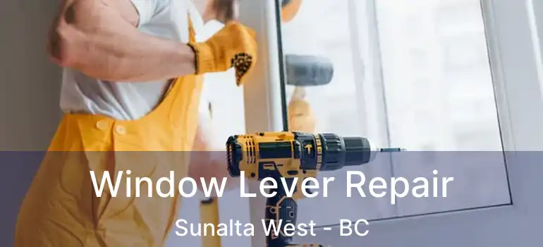  Window Lever Repair Sunalta West - BC