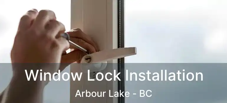  Window Lock Installation Arbour Lake - BC