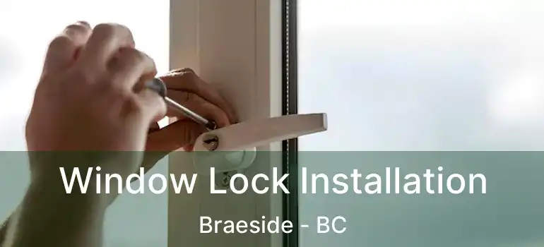  Window Lock Installation Braeside - BC