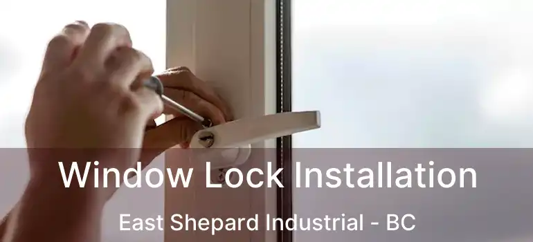  Window Lock Installation East Shepard Industrial - BC
