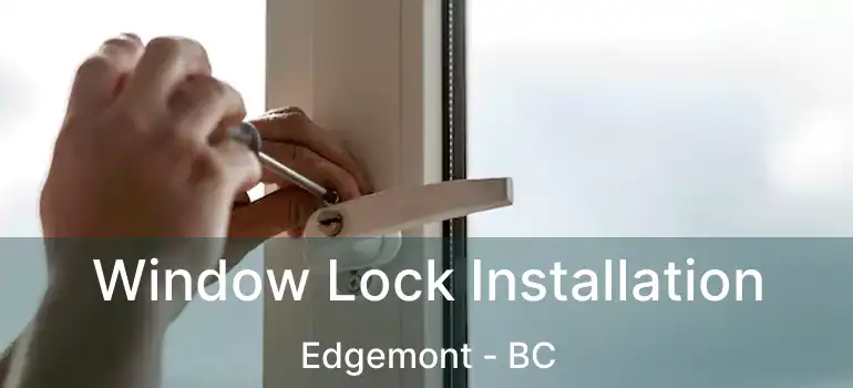  Window Lock Installation Edgemont - BC
