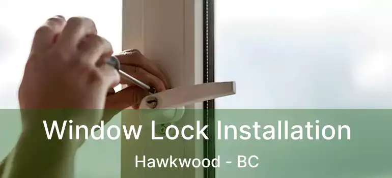  Window Lock Installation Hawkwood - BC