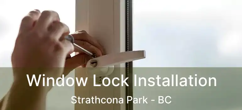  Window Lock Installation Strathcona Park - BC