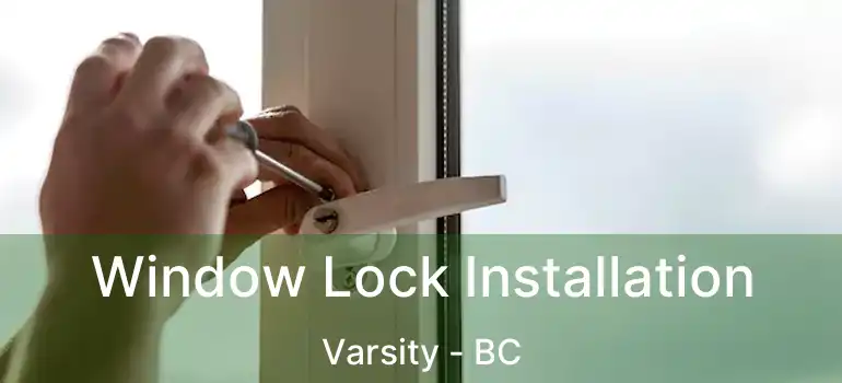  Window Lock Installation Varsity - BC