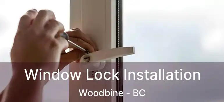 Window Lock Installation Woodbine - BC