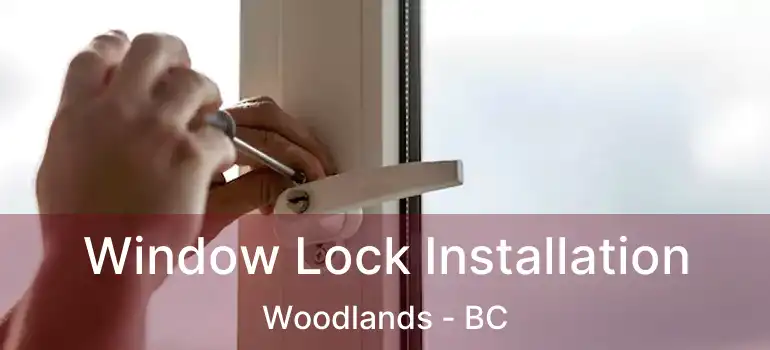  Window Lock Installation Woodlands - BC