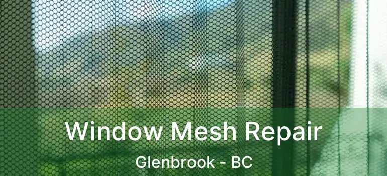  Window Mesh Repair Glenbrook - BC