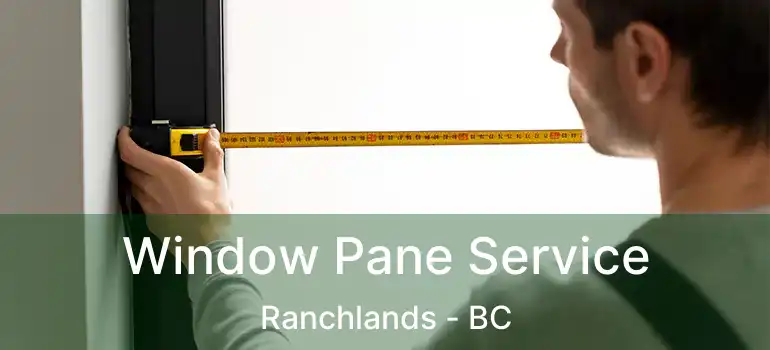  Window Pane Service Ranchlands - BC