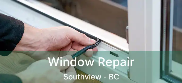 Window Repair Southview - BC