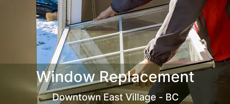  Window Replacement Downtown East Village - BC
