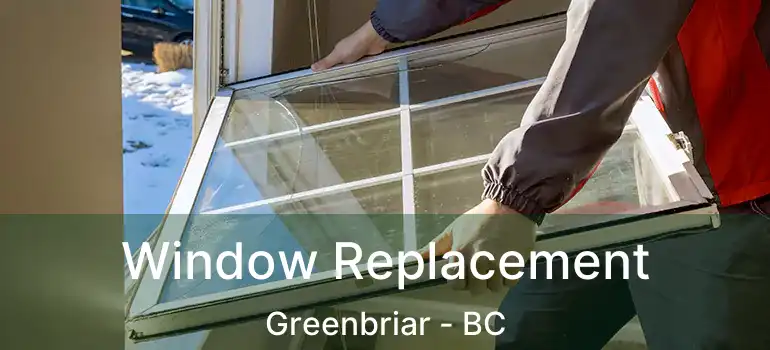  Window Replacement Greenbriar - BC