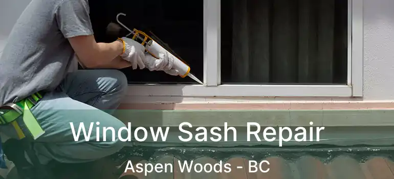  Window Sash Repair Aspen Woods - BC