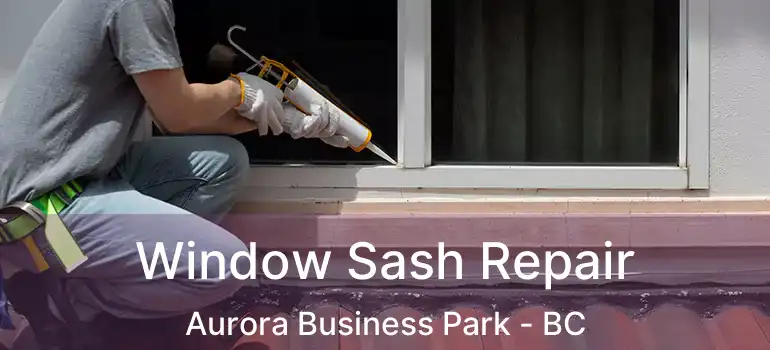  Window Sash Repair Aurora Business Park - BC