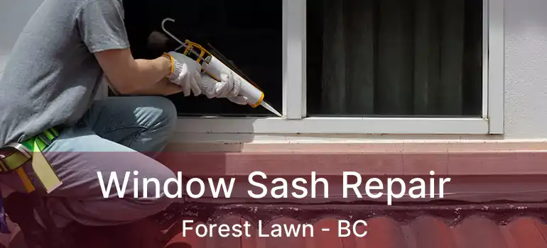  Window Sash Repair Forest Lawn - BC