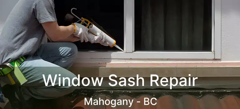  Window Sash Repair Mahogany - BC
