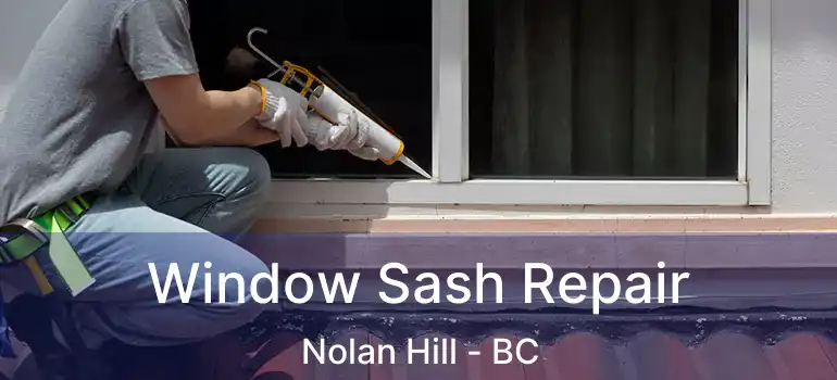  Window Sash Repair Nolan Hill - BC