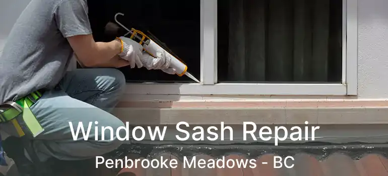  Window Sash Repair Penbrooke Meadows - BC