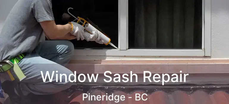  Window Sash Repair Pineridge - BC