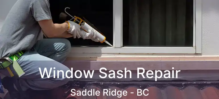  Window Sash Repair Saddle Ridge - BC