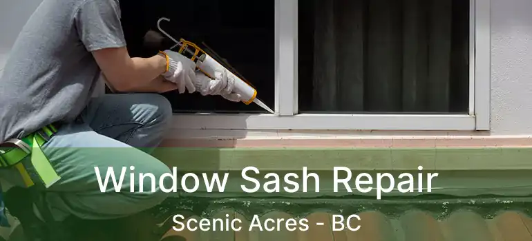  Window Sash Repair Scenic Acres - BC