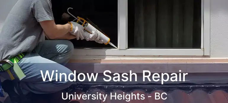  Window Sash Repair University Heights - BC