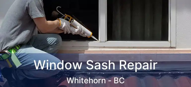  Window Sash Repair Whitehorn - BC