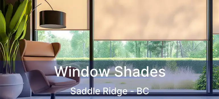  Window Shades Saddle Ridge - BC