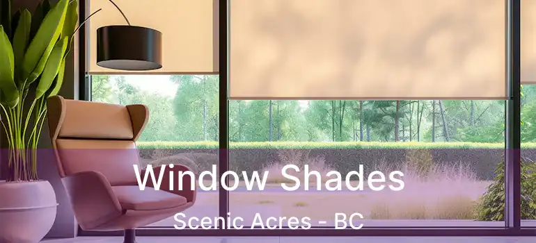  Window Shades Scenic Acres - BC