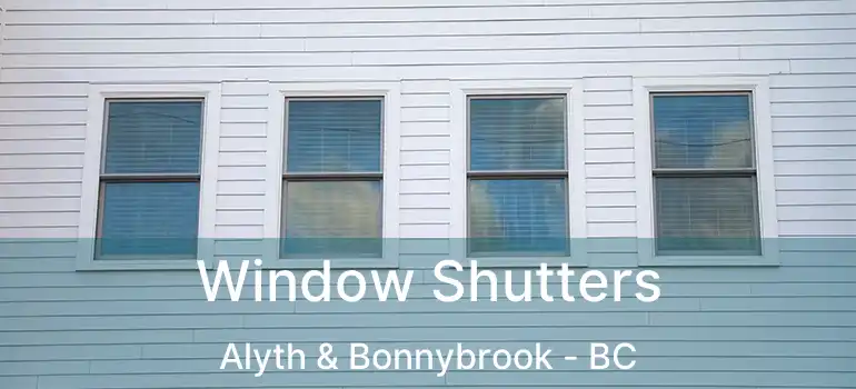  Window Shutters Alyth & Bonnybrook - BC
