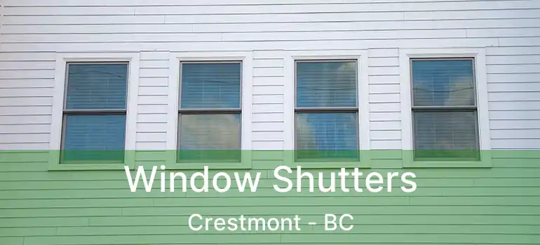  Window Shutters Crestmont - BC