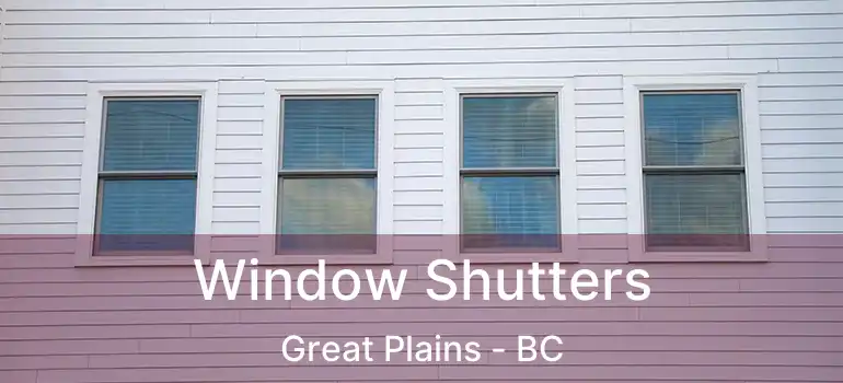  Window Shutters Great Plains - BC