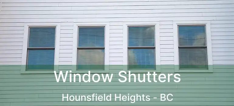  Window Shutters Hounsfield Heights - BC