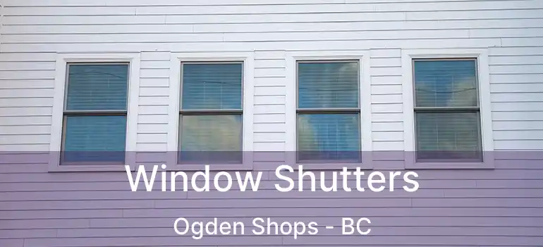  Window Shutters Ogden Shops - BC