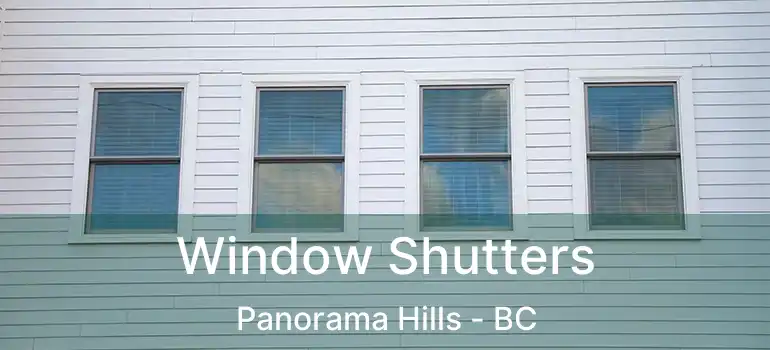  Window Shutters Panorama Hills - BC