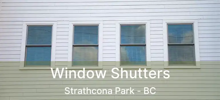  Window Shutters Strathcona Park - BC