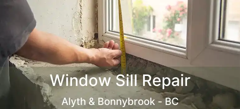  Window Sill Repair Alyth & Bonnybrook - BC