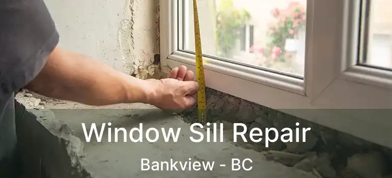  Window Sill Repair Bankview - BC
