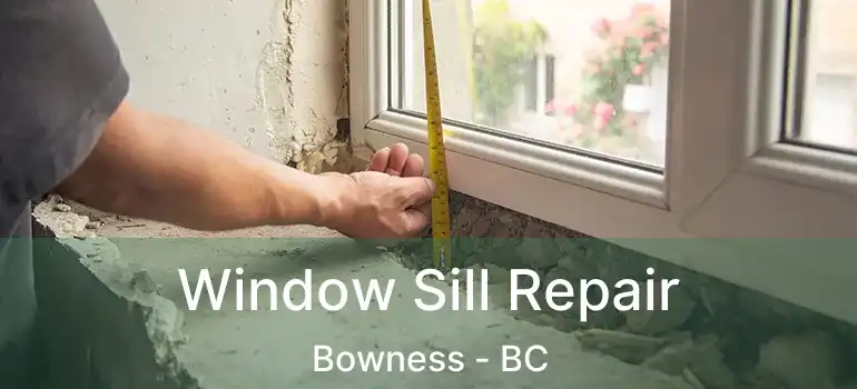  Window Sill Repair Bowness - BC