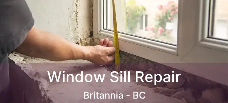  Window Sill Repair Britannia - BC