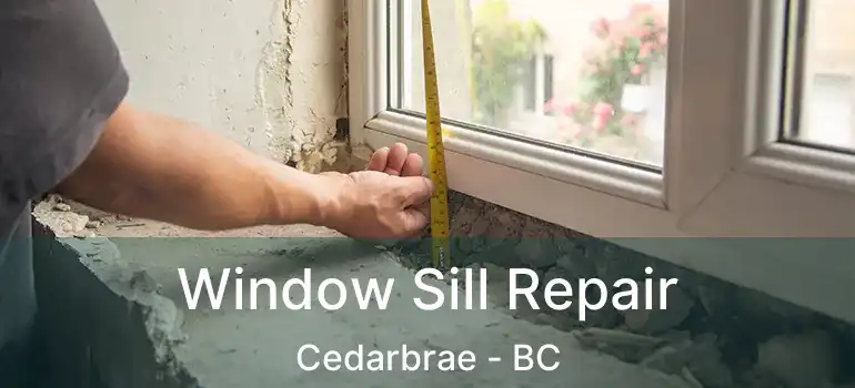  Window Sill Repair Cedarbrae - BC