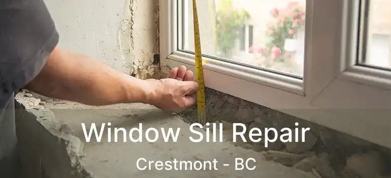  Window Sill Repair Crestmont - BC