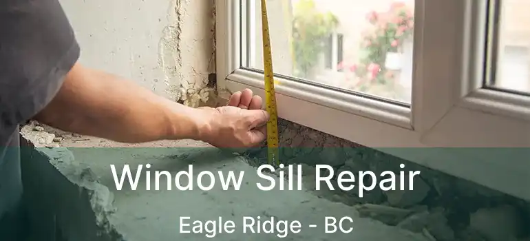  Window Sill Repair Eagle Ridge - BC